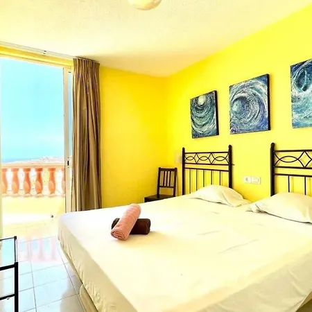 Oceano Y Sol, Bonito Apartamento En Tenerife Sur, Cerca De La Playa *